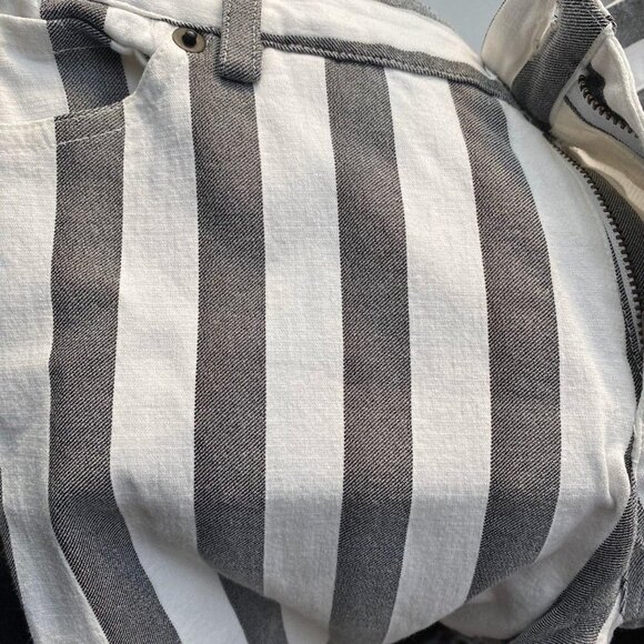 Cut 25 Yigal Azrouel Cool Striped Stretchy Jeans - Picture 5 of 13